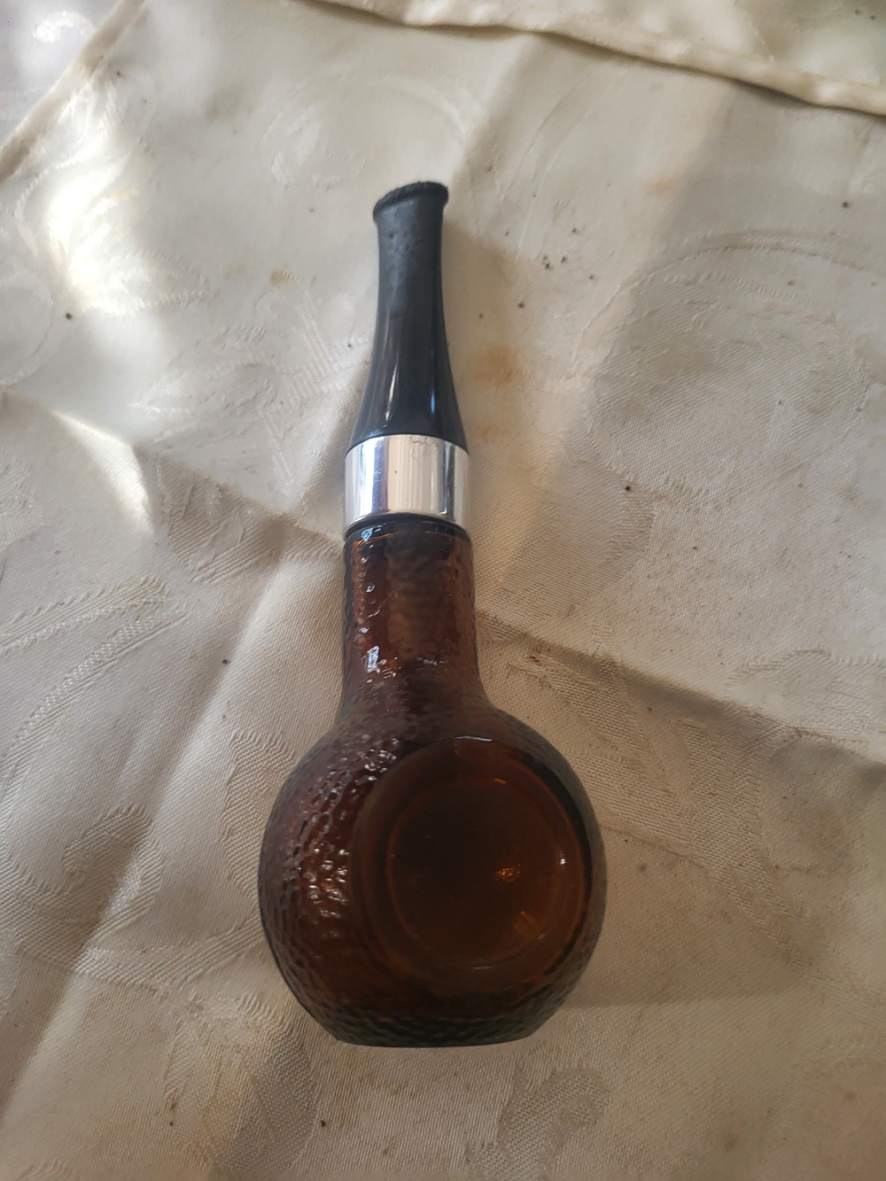 Vintage Avon Oland Cologne Bottle, Brown Glass decanter, 1970s